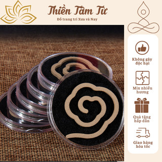 Trầm hương nén hình vân mây cao cấp, nhang vân mây