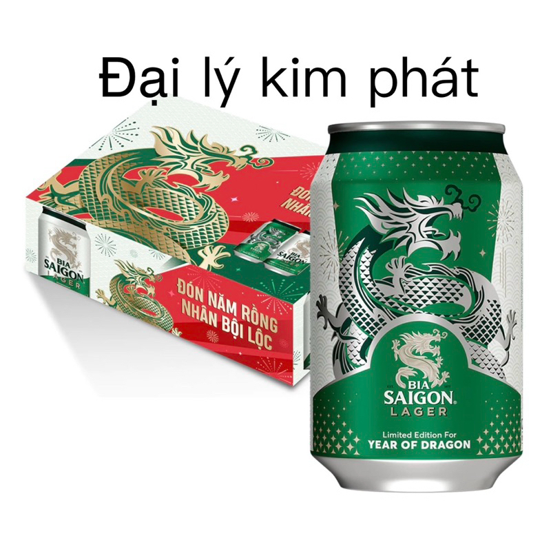 Bia Sài Gòn lager 330l mẫu Xuân