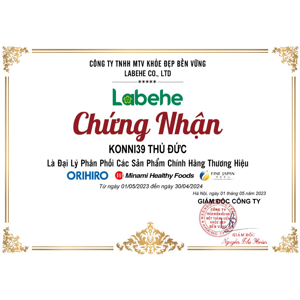 TRÀ GIẢM CÂN DIET TEA 8KG LABEHE ORIHIRO