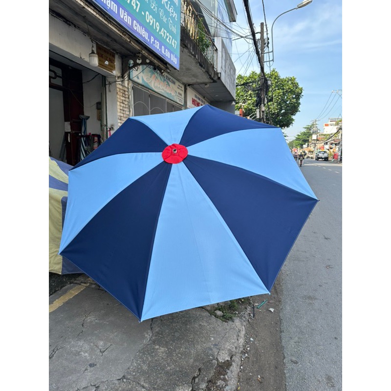 Ô DÙ CHE NẮNG MƯA ĐK 2M4 CAO 2M5 VẢI BỐ DÀY DẺO DAI SIÊU CHỐNG NẮNG MƯA