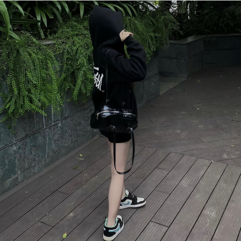 Áo hoodie form rộng unisex nỉ bông, áo dáng dài phong cách Hàn Quốc