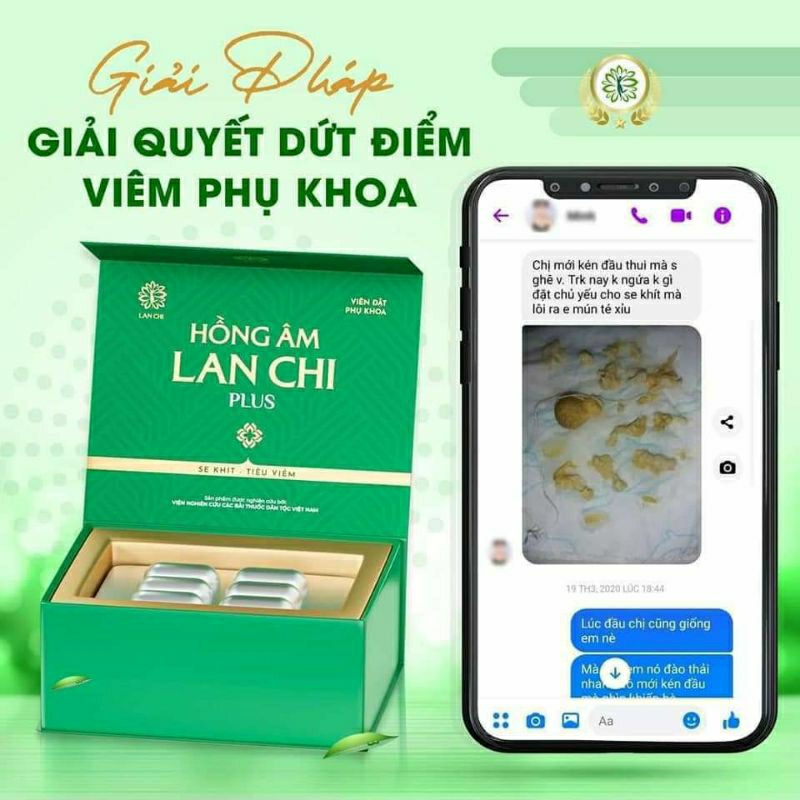 Phụ khoa lan chi plus_hộp 12 kén tặng hộp cốt ngâm