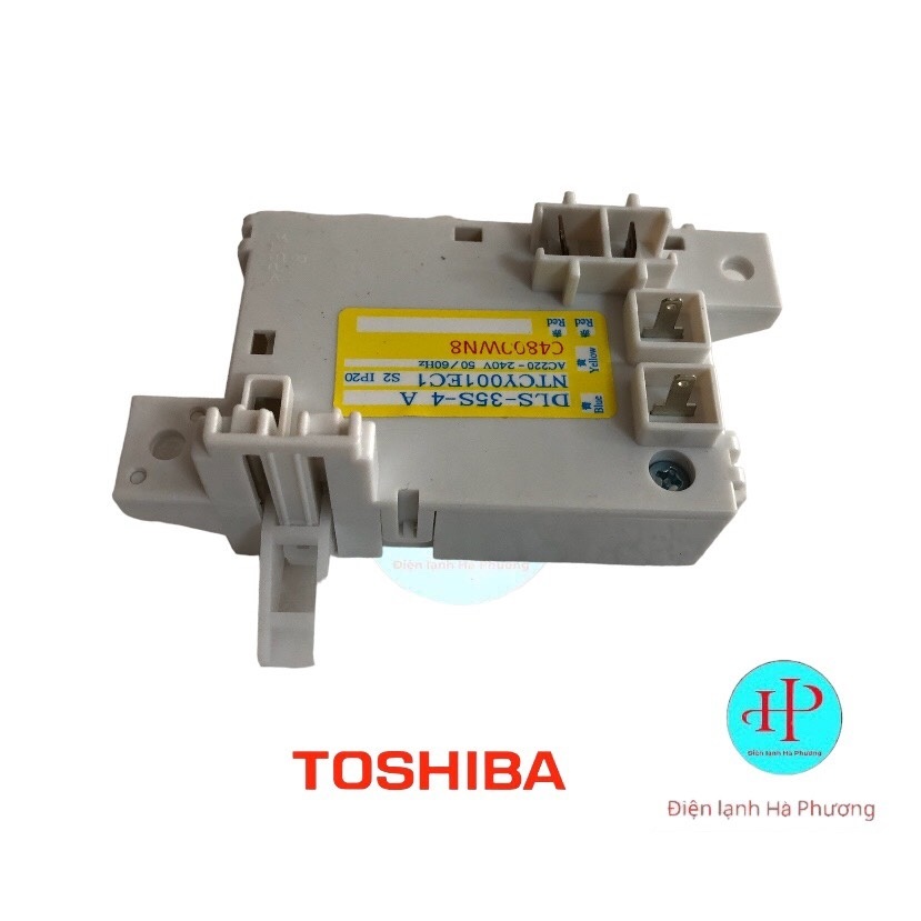 Công tắc khóa cửa máy giặt Toshiba  - Mới hãng - F170