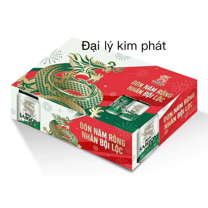 Bia Sài Gòn lager 330l mẫu Xuân
