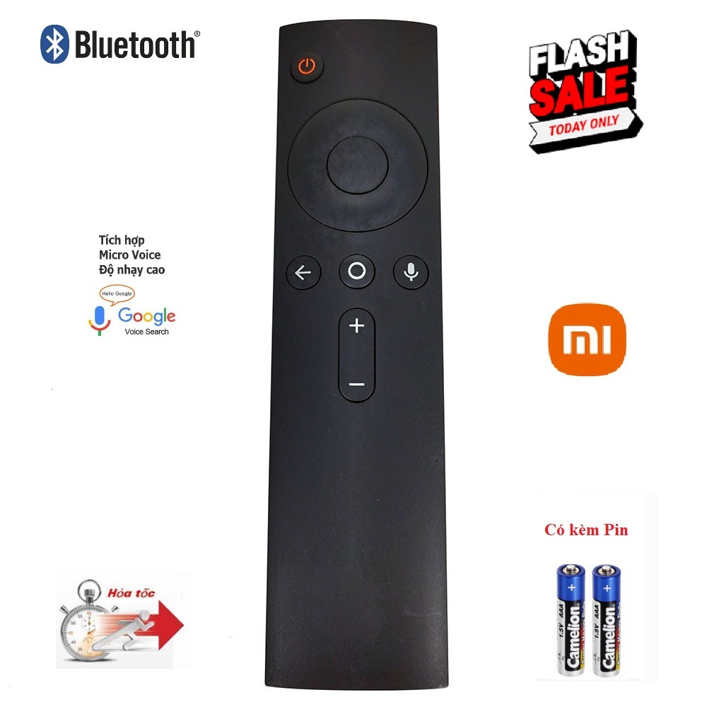 Điều khiển TV Đầu box Xiaomi GIỌNG NÓI XMRM-002 TV Box 3 BOX S Chất lượng cao TẶNG KÈM PIN⚡️