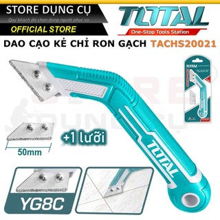 Dao cạo kẻ chỉ ron gạch men Total TACHS20021 ( dụng cụ cạo chỉ ron gạch, cạo ron gạch) Sủi cầm tay cạo ron gạch