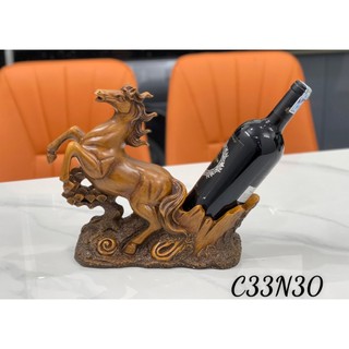 HÀNG CÓ SẴN/Kệ trang trí để rượu vang/decor trang trí/Gác rượu giả gỗ cao cấp/Gác rượu sứ decor cao cấp