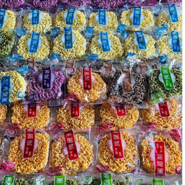 Mỳ kiều mạch rau củ, mỳ không chiên gói 60g thùng 20 gói mix vị