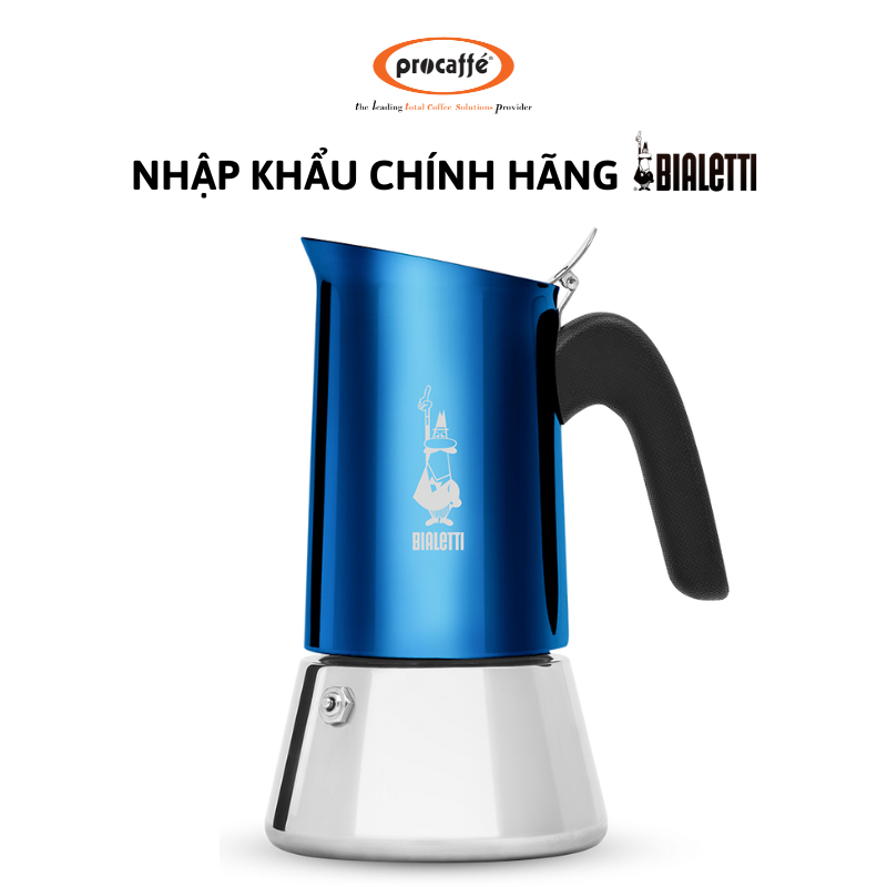 BIALETTI Ấm pha cà phê bếp từ Bialetti Venus Blue (Limited Edition) 4 cup - 6 cup