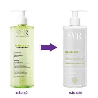 Svr Sebiaclear Tẩy Trang 400ml Mẫu mới