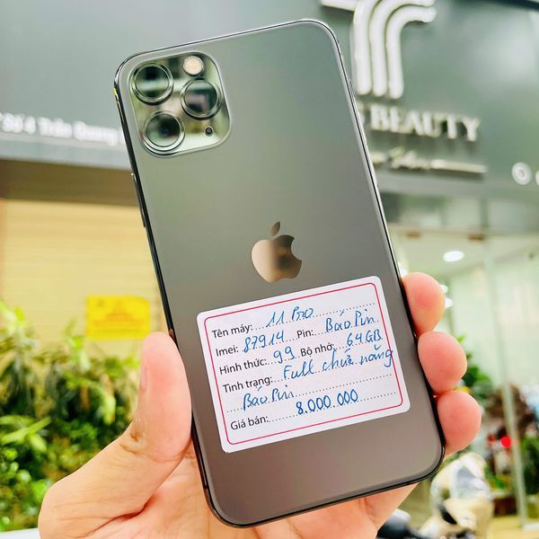 1p 11 Pr o 256GB giá rẻ hàng like new 99% ngoại hình cực đẹp full màu - Máy zin chính hãng LLA20