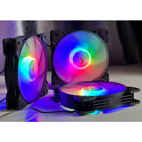 Fan case LED 12 cm Cao Cấp. Fan tản nhiệt. trang trí cho case máy tính, pc gaming