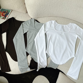 Áo Thun Body Form Ôm Dáng Vạt Bầu Tôn Dáng