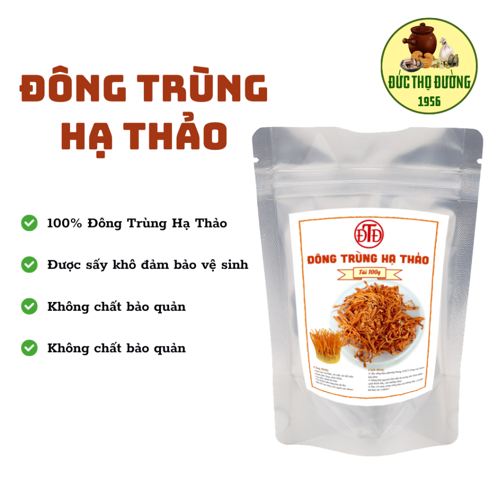 Đông Trùng Hạ Thảo - Túi 100g