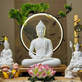 Tượng Phật Thích Ca Ngồi Thiền, Chất Liệu Bột Đá Cao Cấp, Cao 30cm - Tuệ Nga