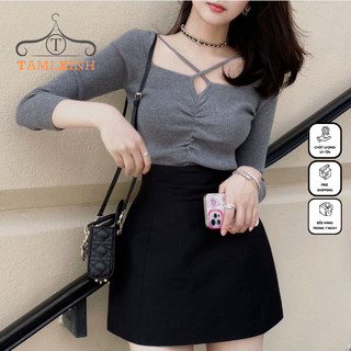 Chân Váy Con Ong Kiểu Chữ A Xòe Phồng Cạp Lưng Cao BIG SIZE Chất Kaki Mềm Co Dãn Cao Cấp CV88
