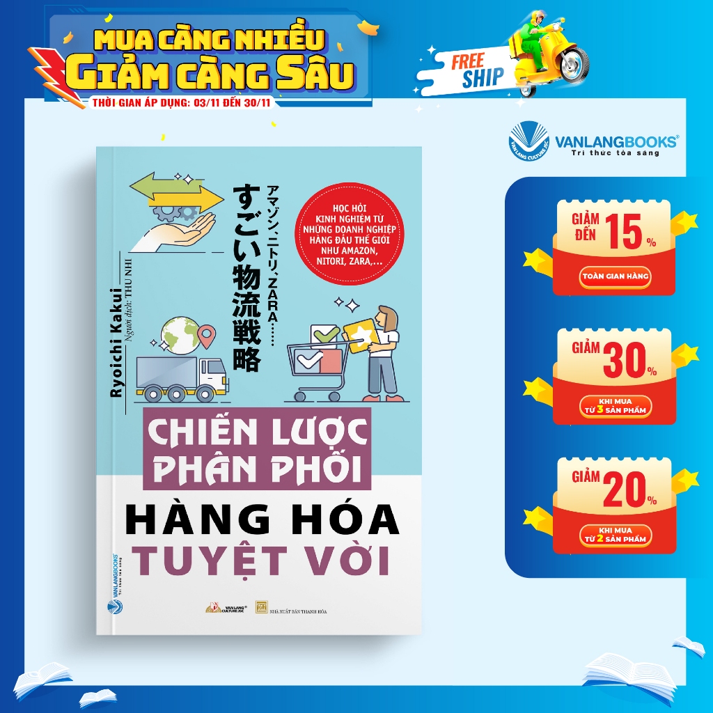 Sách - Chiến Lược Phân Phối Hàng Hóa Tuyệt Vời - Vanlangbooks