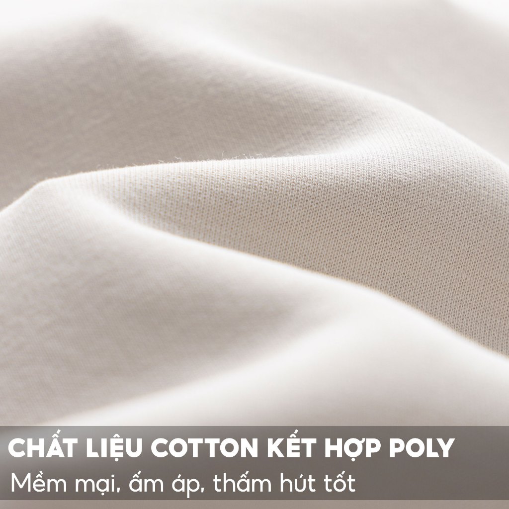 Áo Sweater Nam 5S FASHION POSITIVE, Chất Nỉ Cotton, Cổ Tròn, Thêu Chữ Nổi Bật