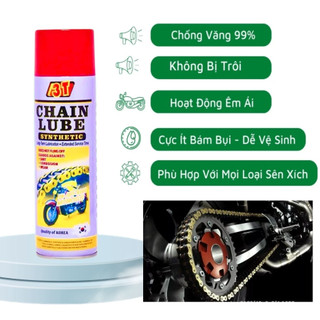 Mỡ bò nước dạng phun 3T bôi trơn dưỡng sên xích chống mài mòn và ma sát dung tích 500ml