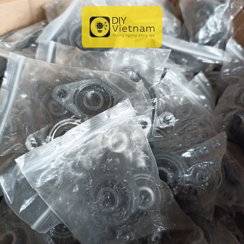 [10 cái] Gối đỡ vòng bi ngang KFL08 trục 8mm (Hàng mới có độ rơ)