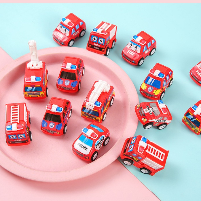 Xe Cứu Hỏa Chạy Cót Mini Siêu Đẹp, Dễ Thương Giúp Bé Phát Triển Thị Giác, Tay Mắt,Tương Tác Với Bố Mẹ E1458