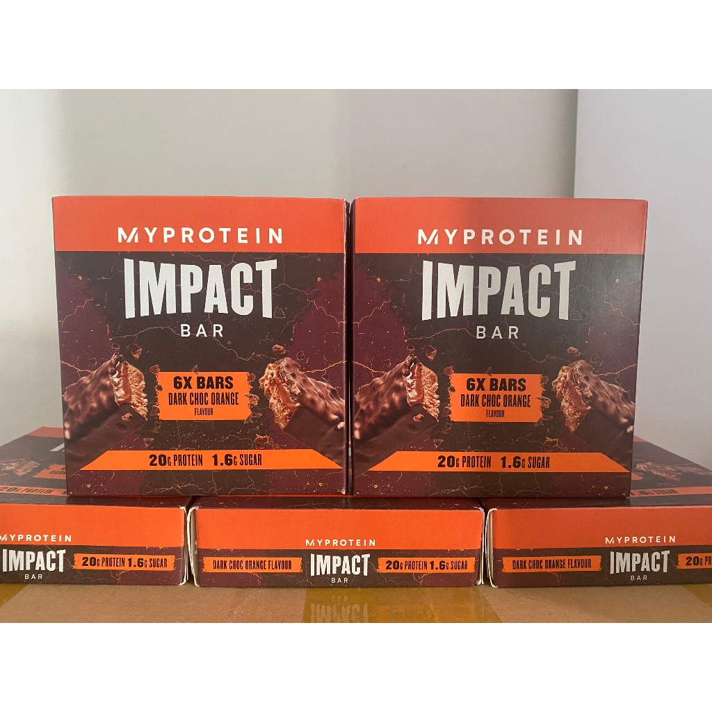 Hộp bánh protein Myprotein IMPACT BAR 6 thanh x 64g