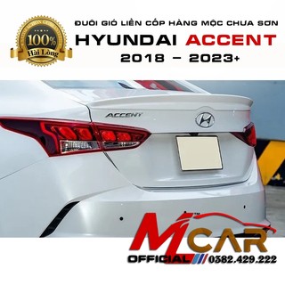 Đuôi gió liền cốp, đuôi cá xe huyndai #accent 2018 - 2020 - 2021- 2022 - 2023 loại liền cốp - hàng mộc chưa sơn