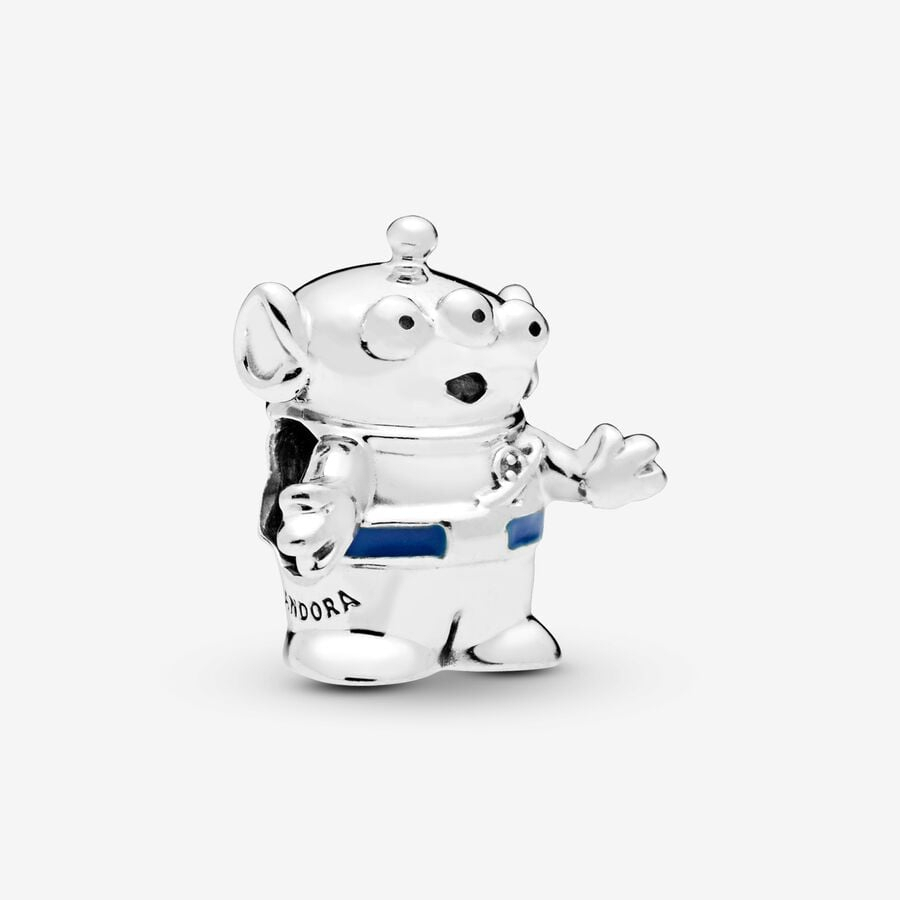 Charm xỏ Pan Đồ chơi Disney Pixar Toy Story Alien 1424 - Chuẩn bạc S925