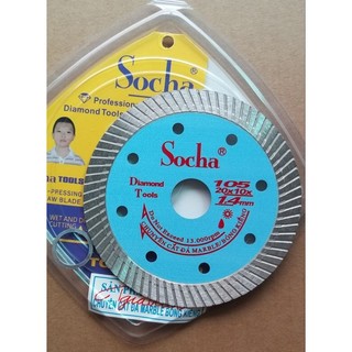 Lưỡi cắt gạch socha 105mm màu xanh