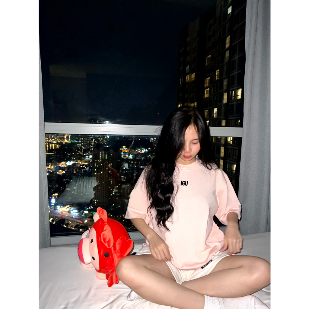 Áo thun Igu Brandvn cotton 250gsm Unisex tay lỡ nam nữ