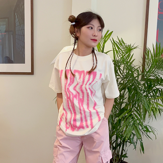 Áo thun Puberty Cotton khô Unisex Tay Lỡ Nam Nữ