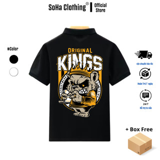 Áo polo nam vải cá sấu cotton SOHA CLOTHING form slimfit, chất liệu thoáng mát, mềm mại, thấm hút mồ hôi tốt | PL15