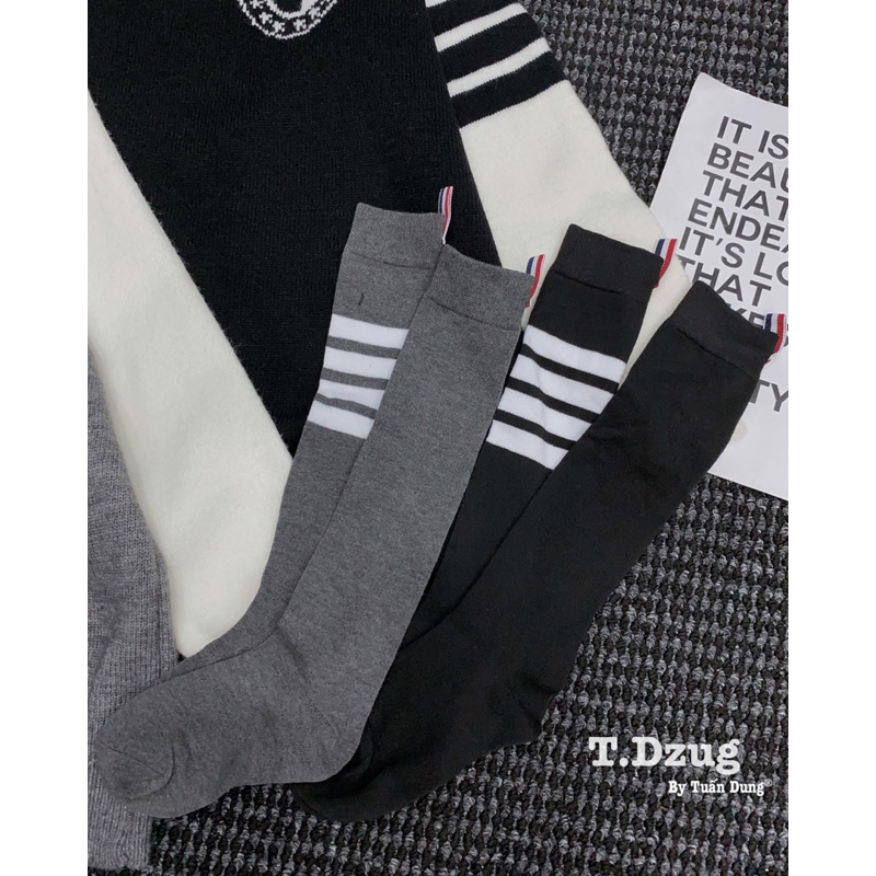 Áo len Thom Pha Tay Kèm Tất