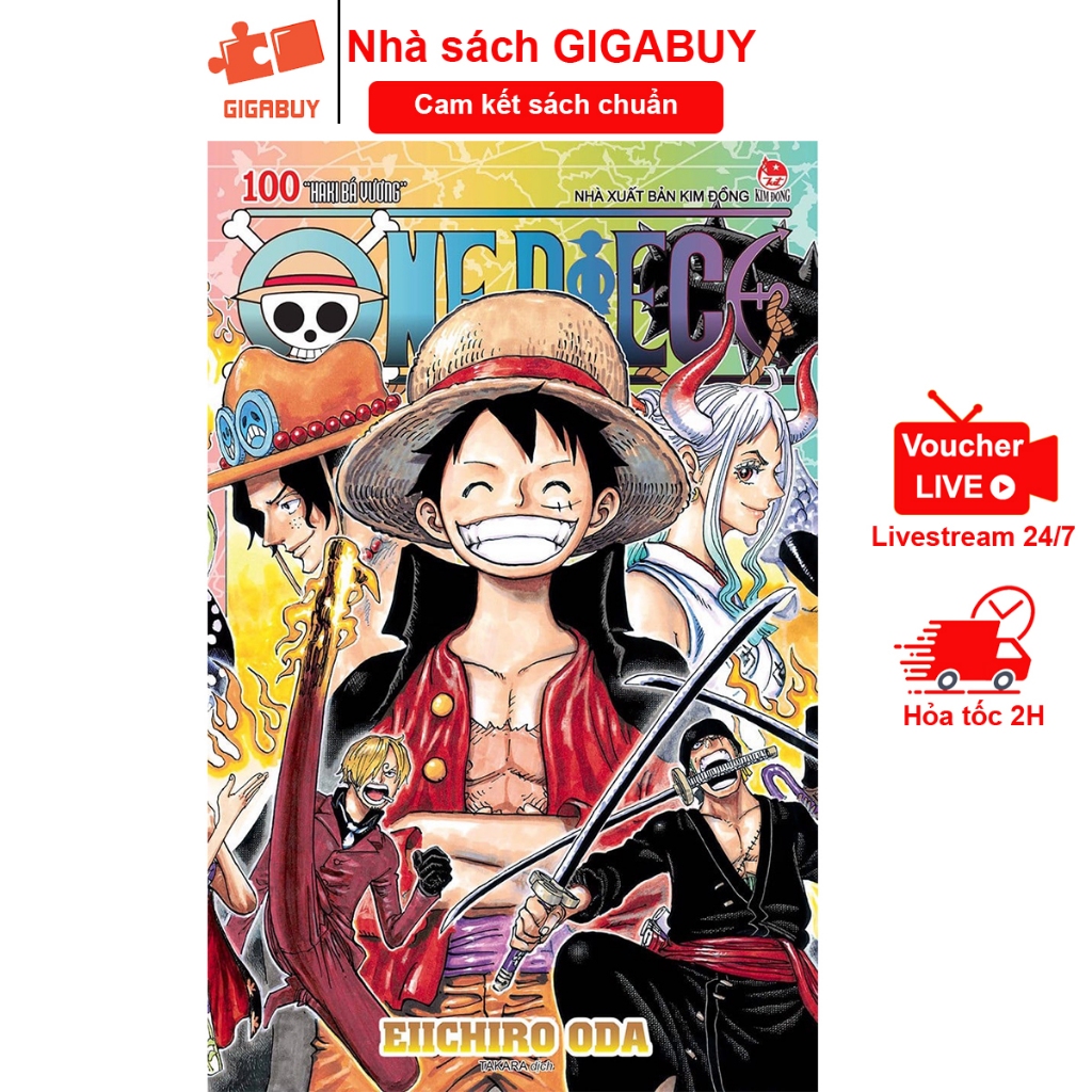 Truyện tranh One Piece Vua Hải Tặc bìa rời tập 51 đến 100