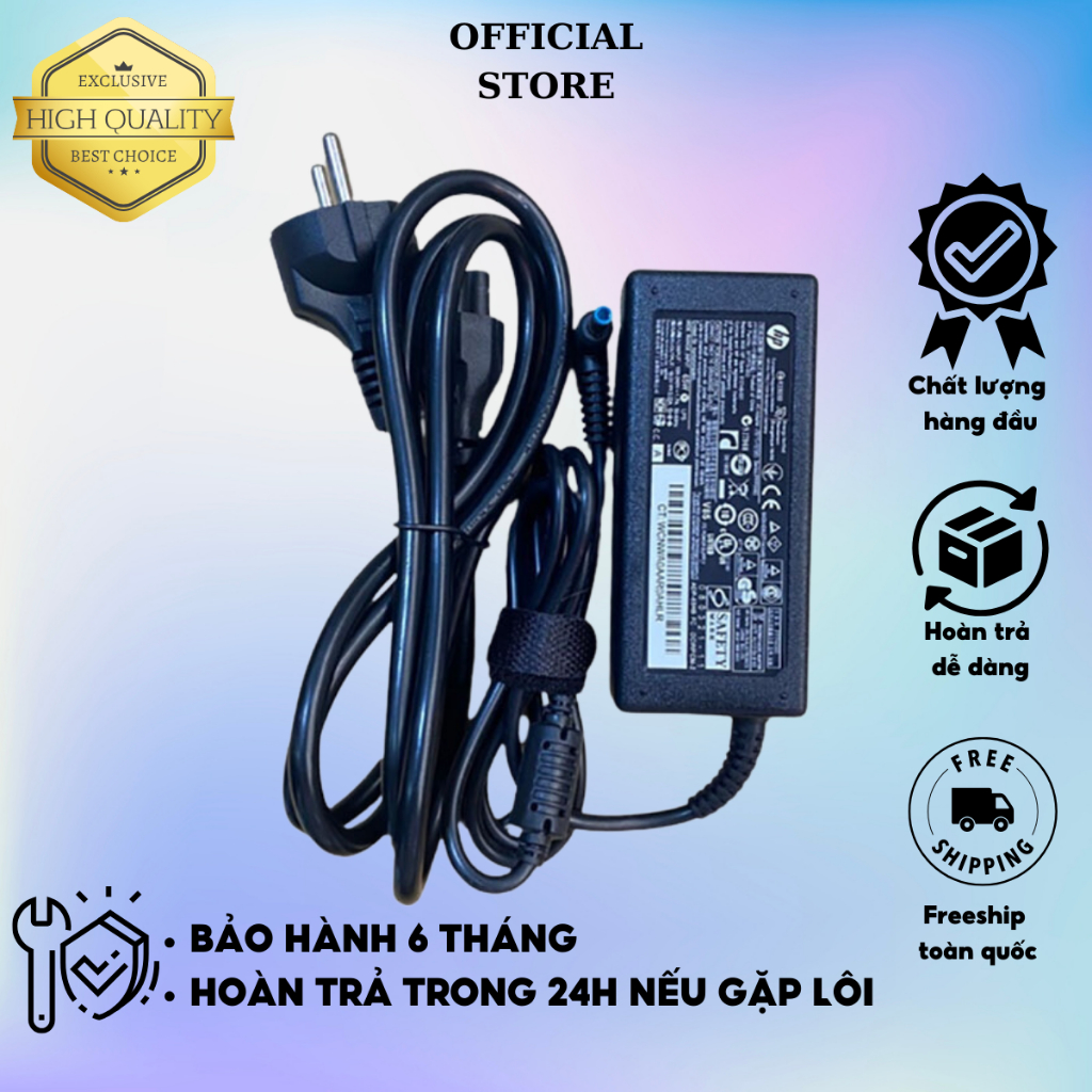 SẠC HP ENVY 19.5V-3.33A  - ZIN Siêu Rẻ Dùng Cho Các Dòng HP Pavilion Chromebook Stream Spectre New 100%