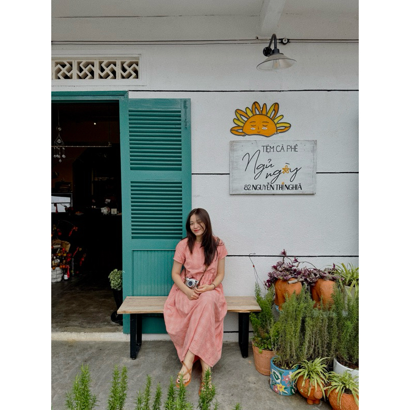 HERS - Đầm babydoll caro