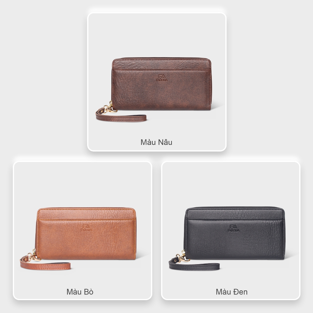Ví cầm tay nữ thời trang FA DO DA FVN09 nhiều màu