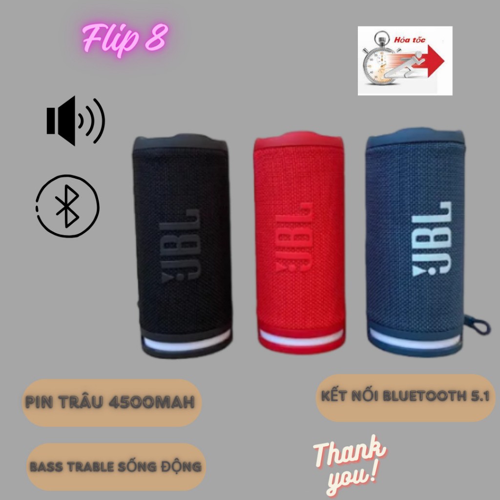 Loa bluetooth JBL Flip 6 - JBL Flip 8