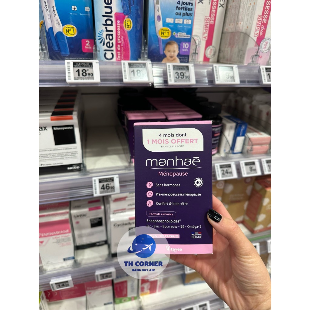 Viên uống nội tiết Manhae Pháp Hộp 120 viên uống 4 tháng