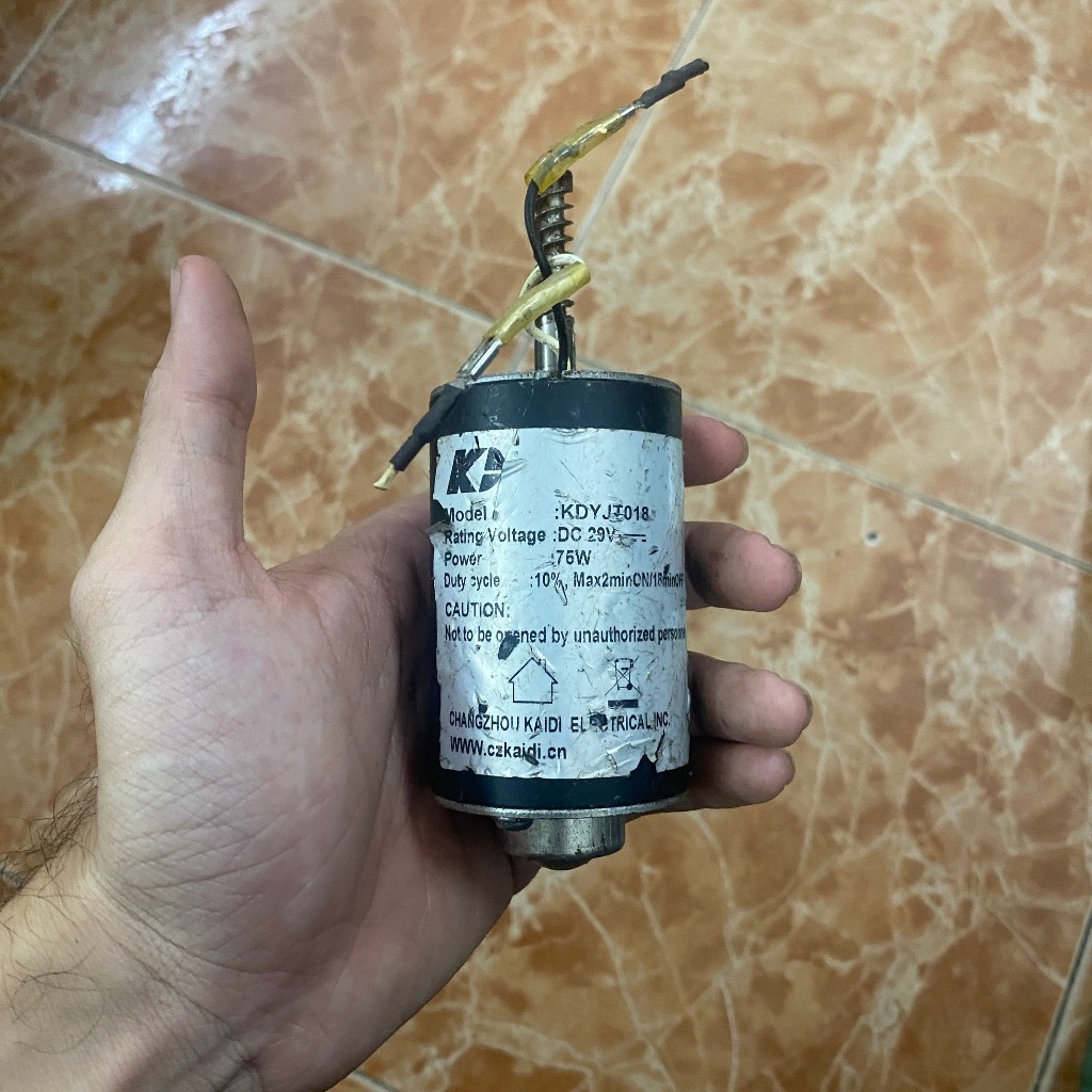 Động cơ DIY khoan mạch, đẩy thuyền, làm xe