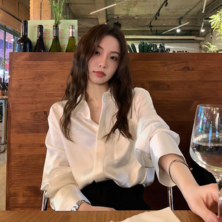 Áo sơ mi lụa HM auth