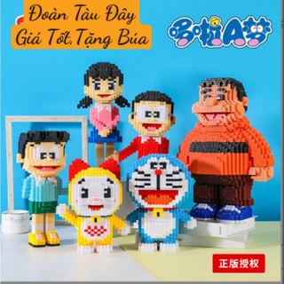 xả xập sàn mô hình lắp giáp bộ doremon,các nhân vật hoạt hình trong truyện tranh cực xịn sò