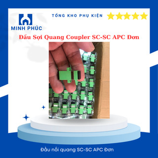 10 đầu nối dây quang - coupler sc apc - adapter quang sc-apc