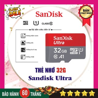 [SALE sốc] Thẻ Nhớ MicroSDHC SanDisk Ultra 32GB | 64GB | 128GB - Cam kết hàng chất lượng - Bảo hành 5 năm !