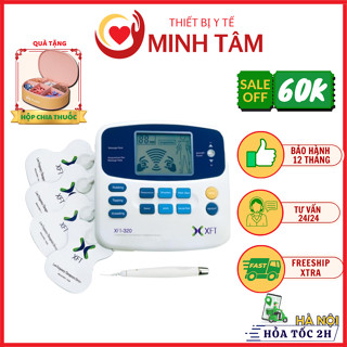 Máy Massage Xung Điện trị liệu XFT-320,có chế độ bút dò huyệt, bấm huyệt, 3 chế độ - 10 cường độ massage