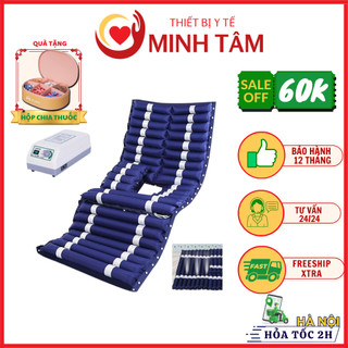 ĐỆM HƠI CHỐNG LOÉT CAO CẤP DÀNH CHO NGƯỜI BỊ LIỆT HOẶC NGƯỜI GIÀ KÉM VẬN ĐỘNG, GIẢM LOÉT DA VÀ CHỐNG CO CỨNG CƠ