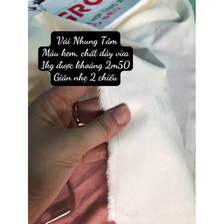 vải Nhung Tăm  - nhiều màu