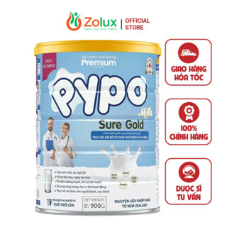 Sữa Bột Pypo Sure Gold FOBE Hồi Phục Sức Khoẻ Ăn Ngủ Ngon, Ổn Định Đường Huyết Và Tim Mạch - Hộp 900g