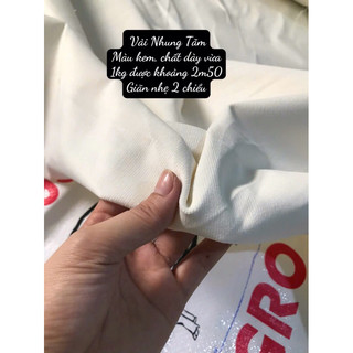 vải Nhung Tăm  - nhiều màu