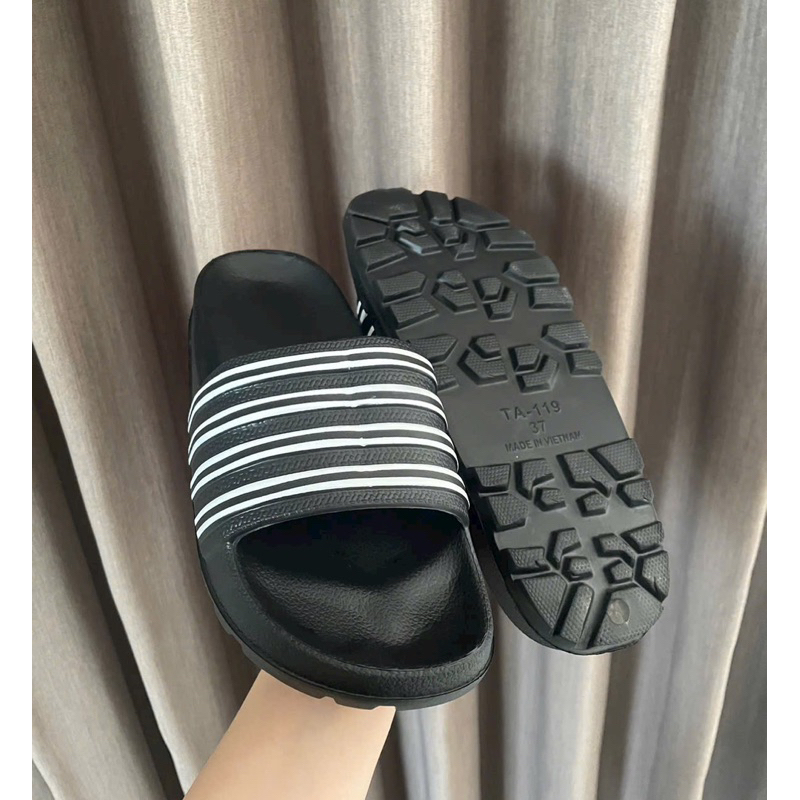 Dép quai ngang nam nữ đúc nguyên khối phối màu thời trang mã T68